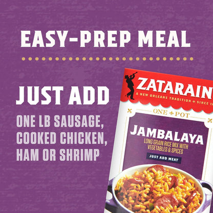 Zatarain's Jambalaya 8 oz – Practical Housewarming Gift for New Home Cooks and Apartment Setters