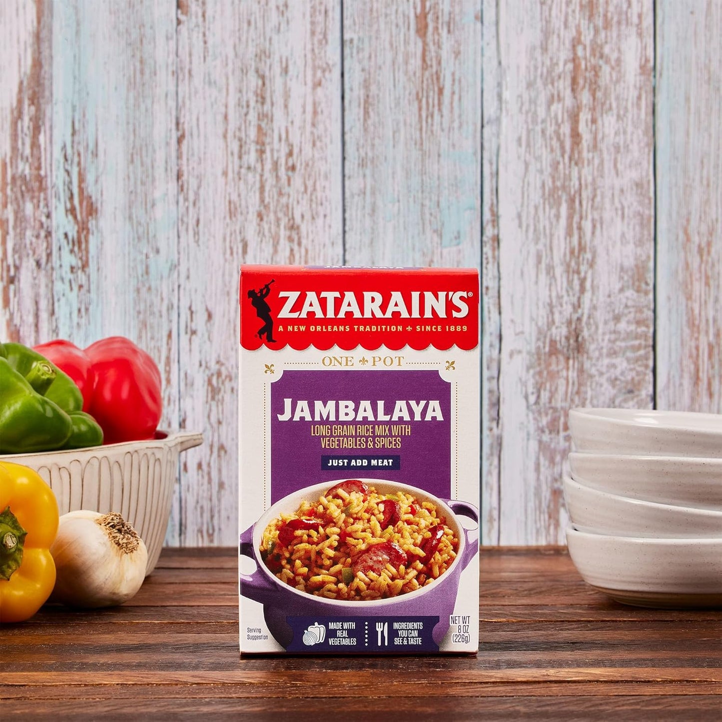 Zatarain's Jambalaya 8 oz – Practical Housewarming Gift for New Home Cooks and Apartment Setters