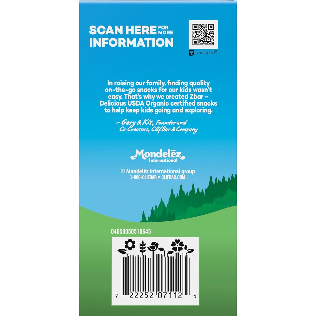 Zbar Oat Bites - Iced Oatmeal Cookie - Holiday Stocking Stuffer Snack Box for Health-Conscious Families - USDA Organic