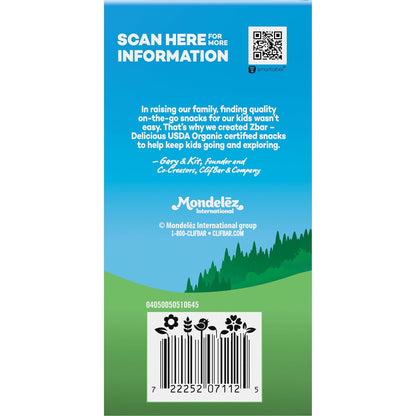 Zbar Oat Bites - Iced Oatmeal Cookie - Holiday Stocking Stuffer Snack Box for Health-Conscious Families - USDA Organic