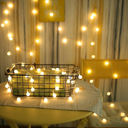 ZIMINGU Globe String Lights – Birthday Gift for Her, Romantic Warm White LED Fairy Lights for Bedroom and Holiday Gifting