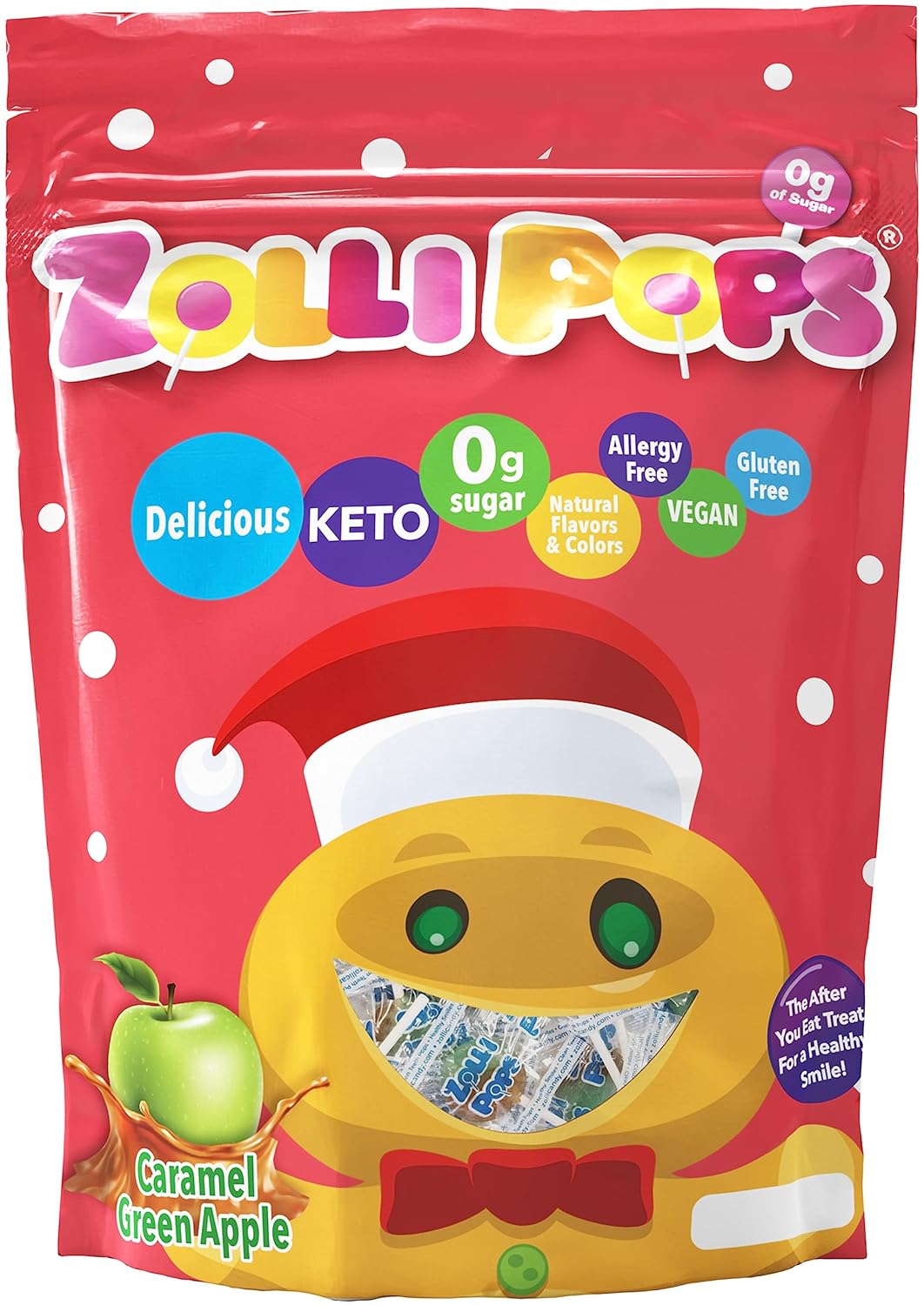 Zollipops Dentist-Approved Cavity-Fighting Lollipops – Xylitol Candy That Actively Protects Teeth in Kids and Adults