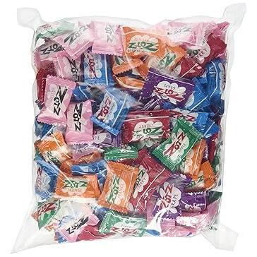 ZOTZ Fizzy Sour Candy 100 Piece Bag - Unique Fizzy Sour Candy Gift for Retro Candy Lovers, Birthday Present for Her and Fun Shared Treat
